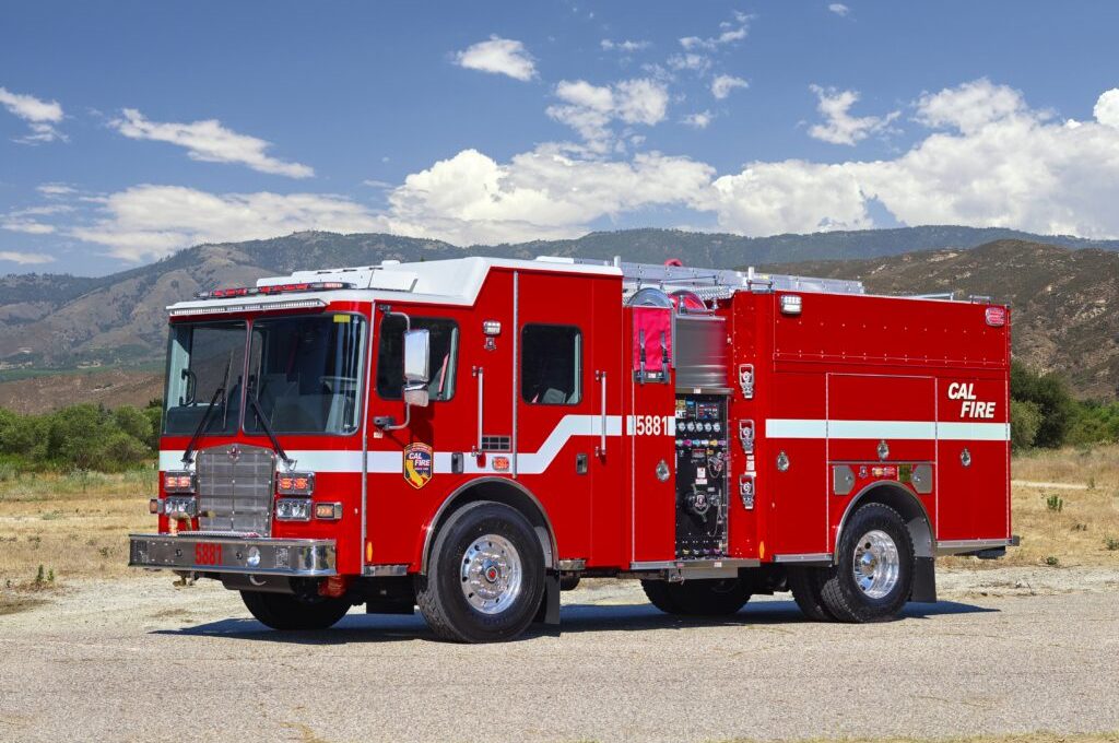CALFIRE Engine 5881 - 2024 HME 1871 SFO Type 1 Model 18 pumper sn 24006